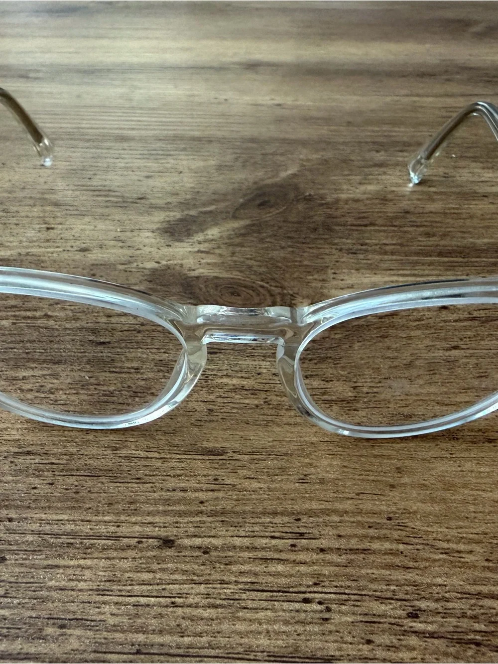 WARBY PARKER “PERCEY M 500” Crystal Clear Eyeglasses Frame 48-20-140